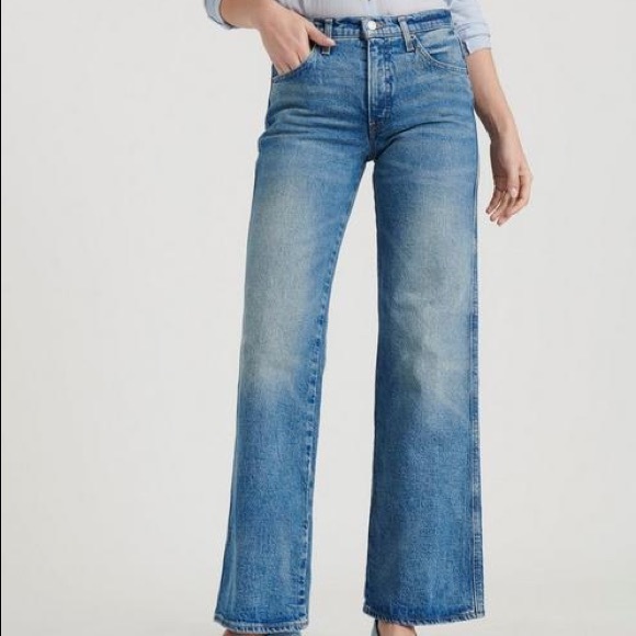 Lucky Brand Denim - COPY - Lucky brand mid rise authentic wide leg jean